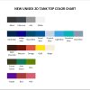 tank top color chart - Witch Hat Atelier Merch