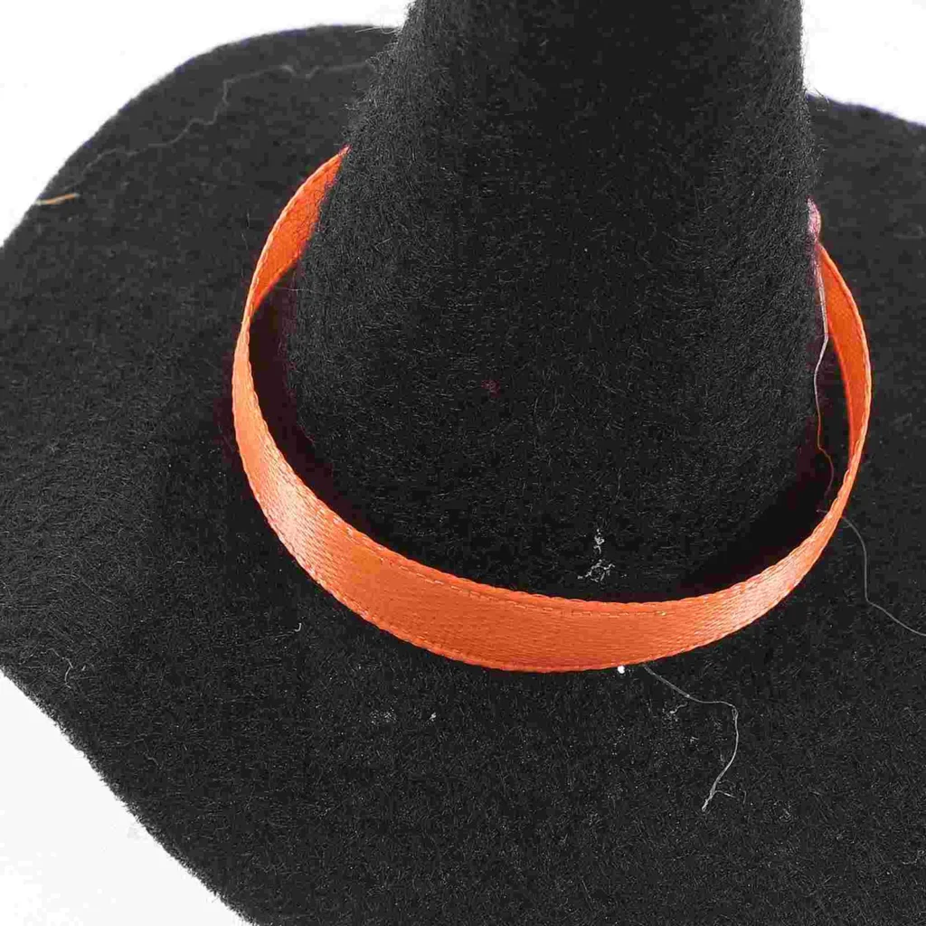 Witch Hat Miniature Broom Hats DIY Accessories Figure - Image 6